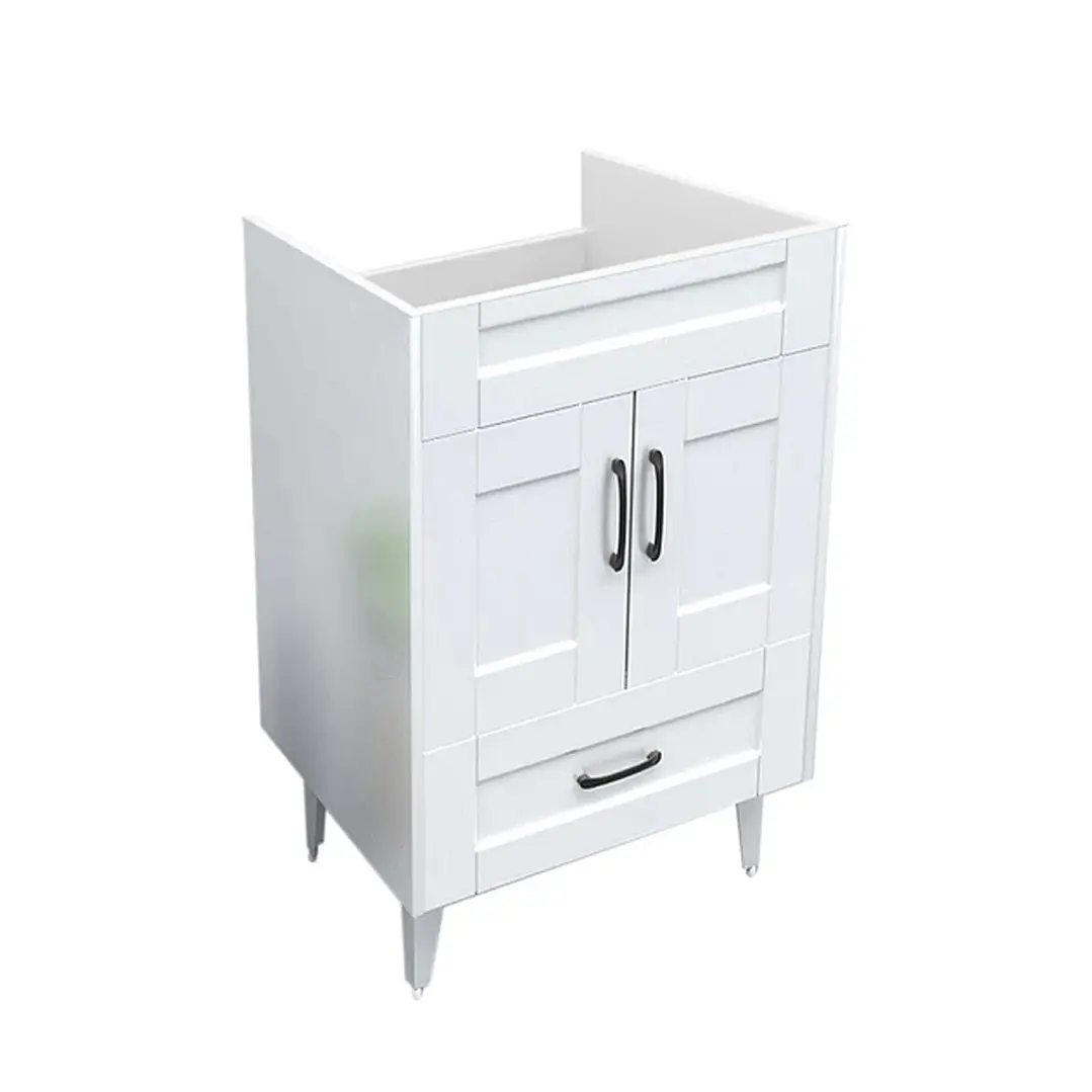 Mueble Vanitorio Base Sin Cubierta Málaga SM50SK Blanco (50x39x80cm) 2