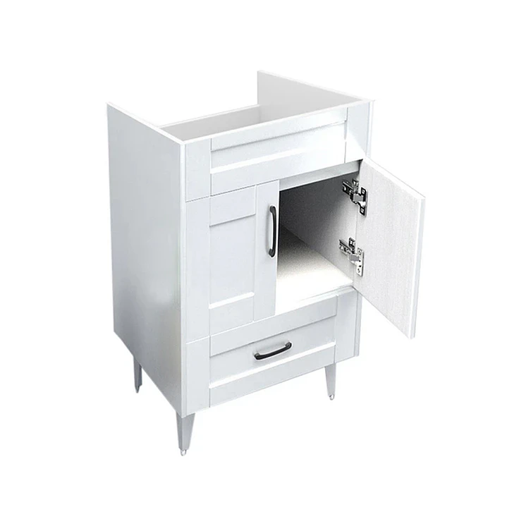 Mueble Vanitorio Base Sin Cubierta Málaga SM50SK Blanco (50x39x80cm) 3
