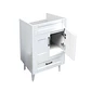 Mueble Vanitorio Base Sin Cubierta Málaga SM50SK Blanco (50x39x80cm) - Miniatura 3