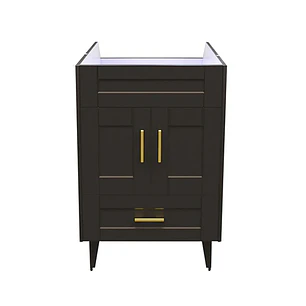 Mueble Vanitorio Base Sin Cubierta Málaga SM50SK Café (50x39x80cm)