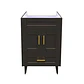 Mueble Vanitorio Base Sin Cubierta Málaga SM50SK Café (50x39x80cm) - Miniatura 1