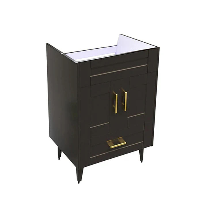 Mueble Vanitorio Base Sin Cubierta Málaga SM50SK Café (50x39x80cm) 2