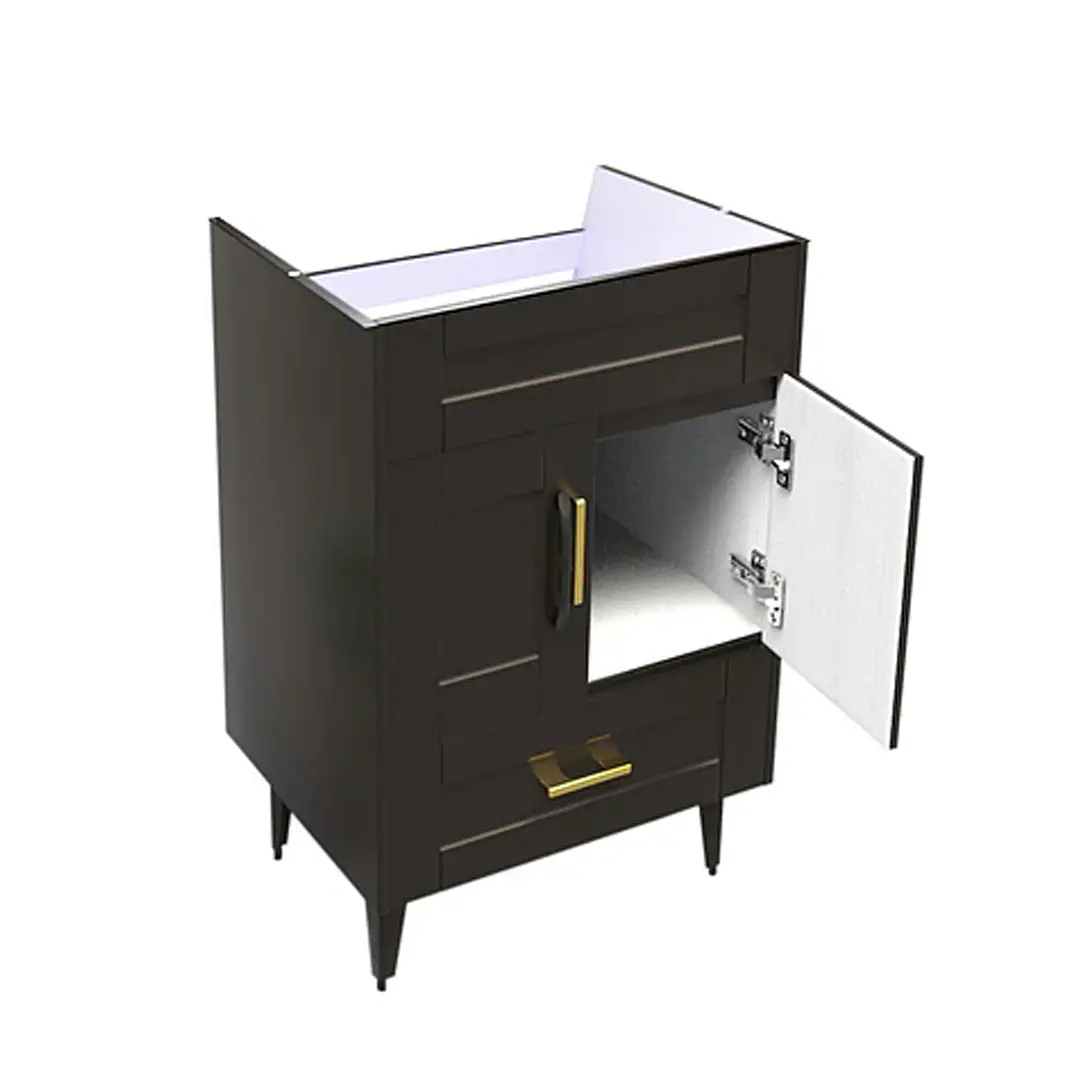 Mueble Vanitorio Base Sin Cubierta Málaga SM50SK Café (50x39x80cm) 3