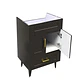 Mueble Vanitorio Base Sin Cubierta Málaga SM50SK Café (50x39x80cm) - Miniatura 3