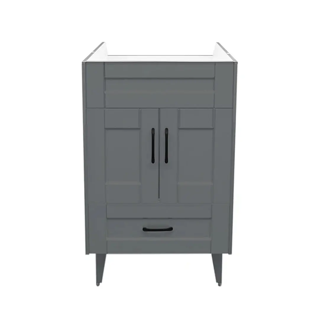 Mueble Vanitorio Base Sin Cubierta Málaga SM50SK Gris (50x39x80cm) 1