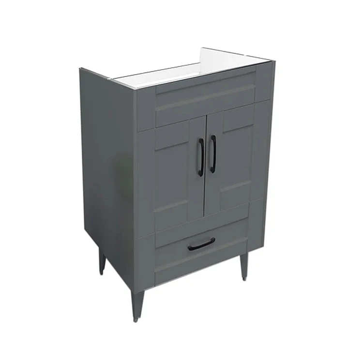 Mueble Vanitorio Base Sin Cubierta Málaga SM50SK Gris (50x39x80cm) 2