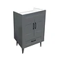 Mueble Vanitorio Base Sin Cubierta Málaga SM50SK Gris (50x39x80cm) - Miniatura 2