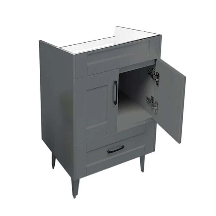 Mueble Vanitorio Base Sin Cubierta Málaga SM50SK Gris (50x39x80cm) 3