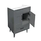 Mueble Vanitorio Base Sin Cubierta Málaga SM50SK Gris (50x39x80cm) - Miniatura 3