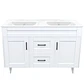 Mueble Vanitorio + Cubierta de Loza Plana Málaga SMD120SK Blanco P (120x47x80cm) - Miniatura 1