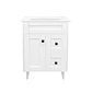 Mueble Vanitorio + Cubierta de Loza Plana Málaga SMN60SK Blanco P (60x47x80cm) - Miniatura 1