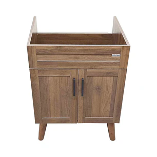 Mueble Vanitorio Base Sin Cubierta Nogal SM6047 (58,5x46x80cm) 