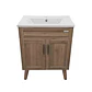 Mueble Vanitorio + Cubierta de Loza Nogal SM6047 P (60x47x80cm) - Miniatura 2