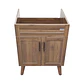 Mueble Vanitorio Base Sin Cubierta Nogal SM6040 (58,5x39x80cm)  - Miniatura 2