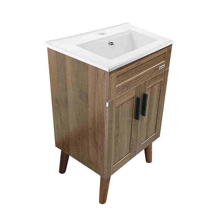 Mueble Vanitorio + Cubierta de Loza Nogal SM5040 P (50x40x80cm) 5