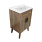 Mueble Vanitorio + Cubierta de Loza Nogal SM5040 P (50x40x80cm) - Miniatura 5