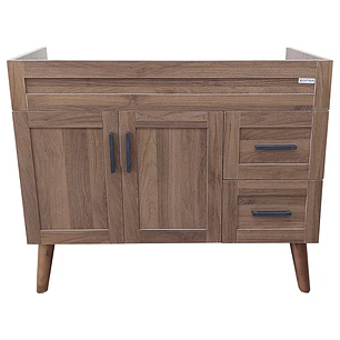 Mueble Vanitorio Base Sin Cubierta Nogal SM10047 (98,5x46x80cm)