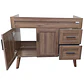 Mueble Vanitorio Base Sin Cubierta Nogal SM10047 (98,5x46x80cm) - Miniatura 5
