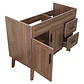 Mueble Vanitorio Base Sin Cubierta Nogal SM10047 (98,5x46x80cm) - Miniatura 6