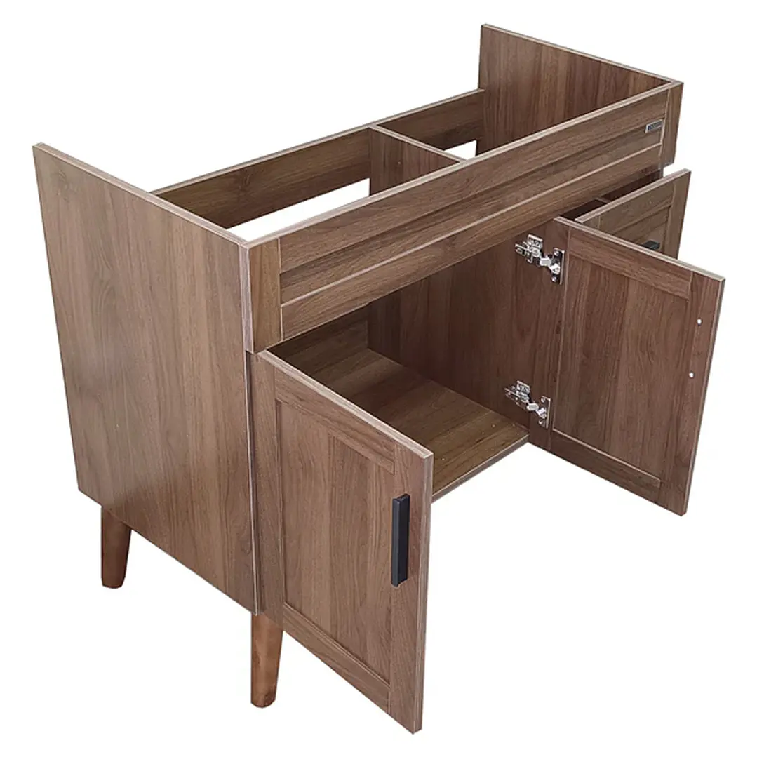 Mueble Vanitorio Base Sin Cubierta Nogal SM10047 (98,5x46x80cm) 8