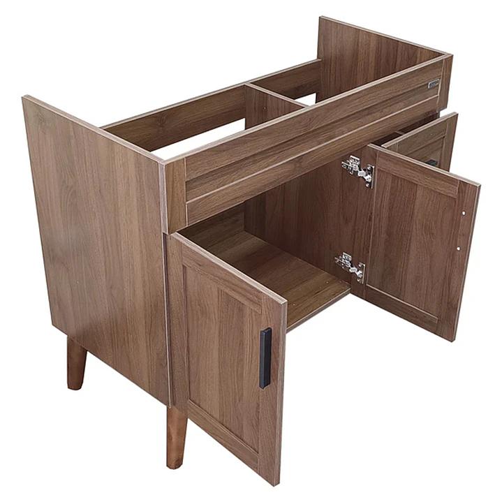 Mueble Vanitorio Base Sin Cubierta Nogal SM10047 (98,5x46x80cm) 8