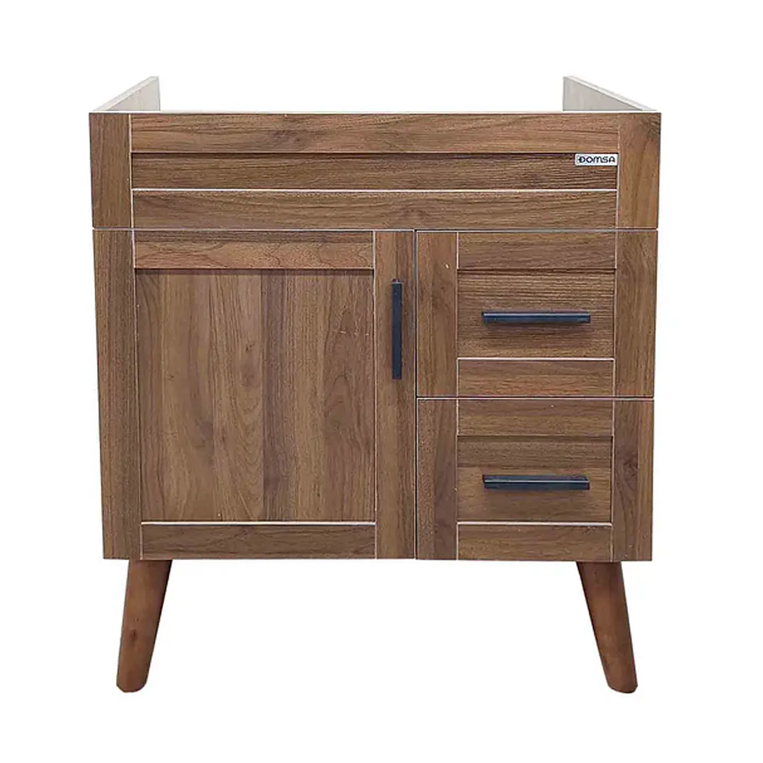Mueble Vanitorio Base Sin Cubierta Nogal SM7047 (68,5x46x80cm)  1