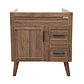 Mueble Vanitorio Base Sin Cubierta Nogal SM7047 (68,5x46x80cm)  - Miniatura 1