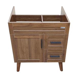 Mueble Vanitorio Base Sin Cubierta Nogal SM7047 (68,5x46x80cm) 