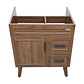 Mueble Vanitorio Base Sin Cubierta Nogal SM7047 (68,5x46x80cm)  - Miniatura 2