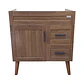 Mueble Vanitorio Base Sin Cubierta Nogal SM8047 (78,5x46x80cm) - Miniatura 1