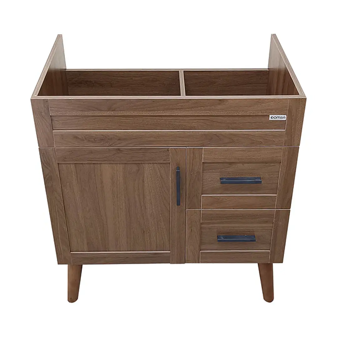 Mueble Vanitorio Base Sin Cubierta Nogal SM8047 (78,5x46x80cm) 2