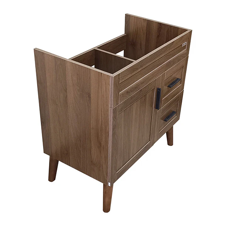 Mueble Vanitorio Base Sin Cubierta Nogal SM8047 (78,5x46x80cm) 3