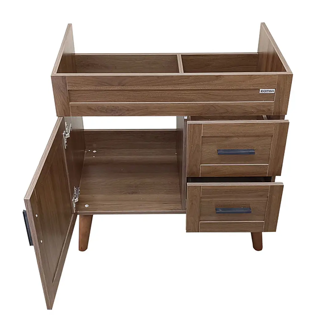 Mueble Vanitorio Base Sin Cubierta Nogal SM8047 (78,5x46x80cm) 5