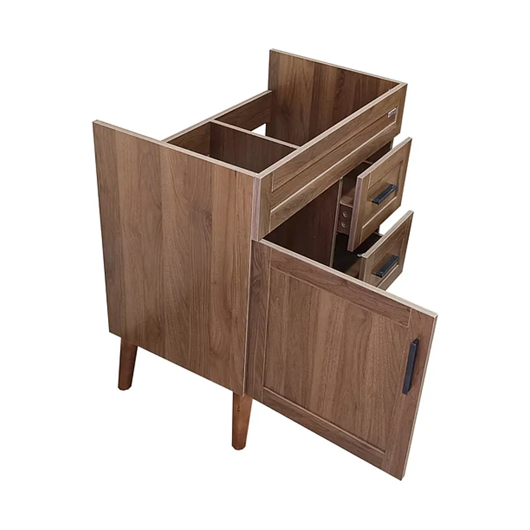 Mueble Vanitorio Base Sin Cubierta Nogal SM8047 (78,5x46x80cm) 7