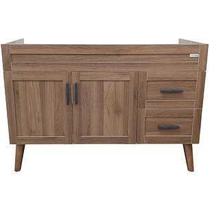 Mueble Vanitorio Base Sin Cubierta Nogal SM12047S (118,5x46x80cm)