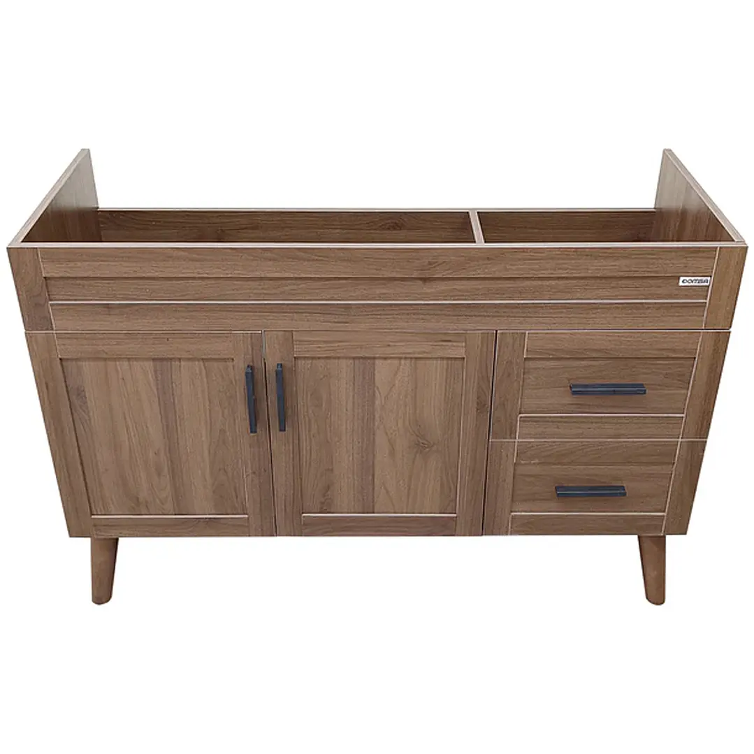 Mueble Vanitorio Base Sin Cubierta Nogal SM12047S (118,5x46x80cm) 2