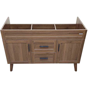 Mueble Vanitorio Base Sin Cubierta Nogal SM12047D (118,5x46x80cm)