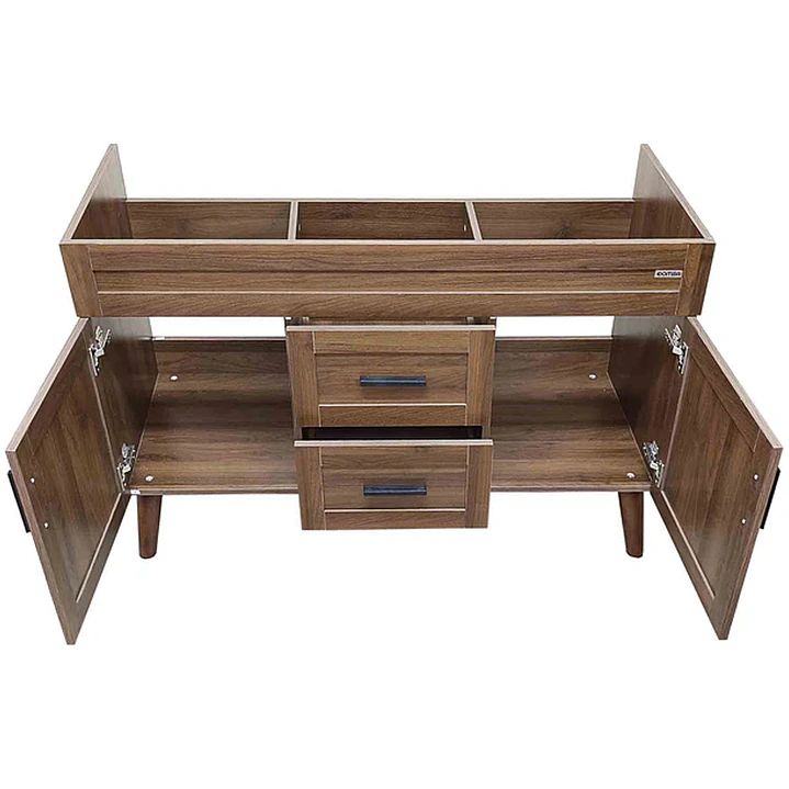 Mueble Vanitorio Base Sin Cubierta Nogal SM12047D (118,5x46x80cm) 3
