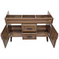 Mueble Vanitorio Base Sin Cubierta Nogal SM12047D (118,5x46x80cm) - Miniatura 3