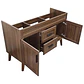 Mueble Vanitorio Base Sin Cubierta Nogal SM12047D (118,5x46x80cm) - Miniatura 5