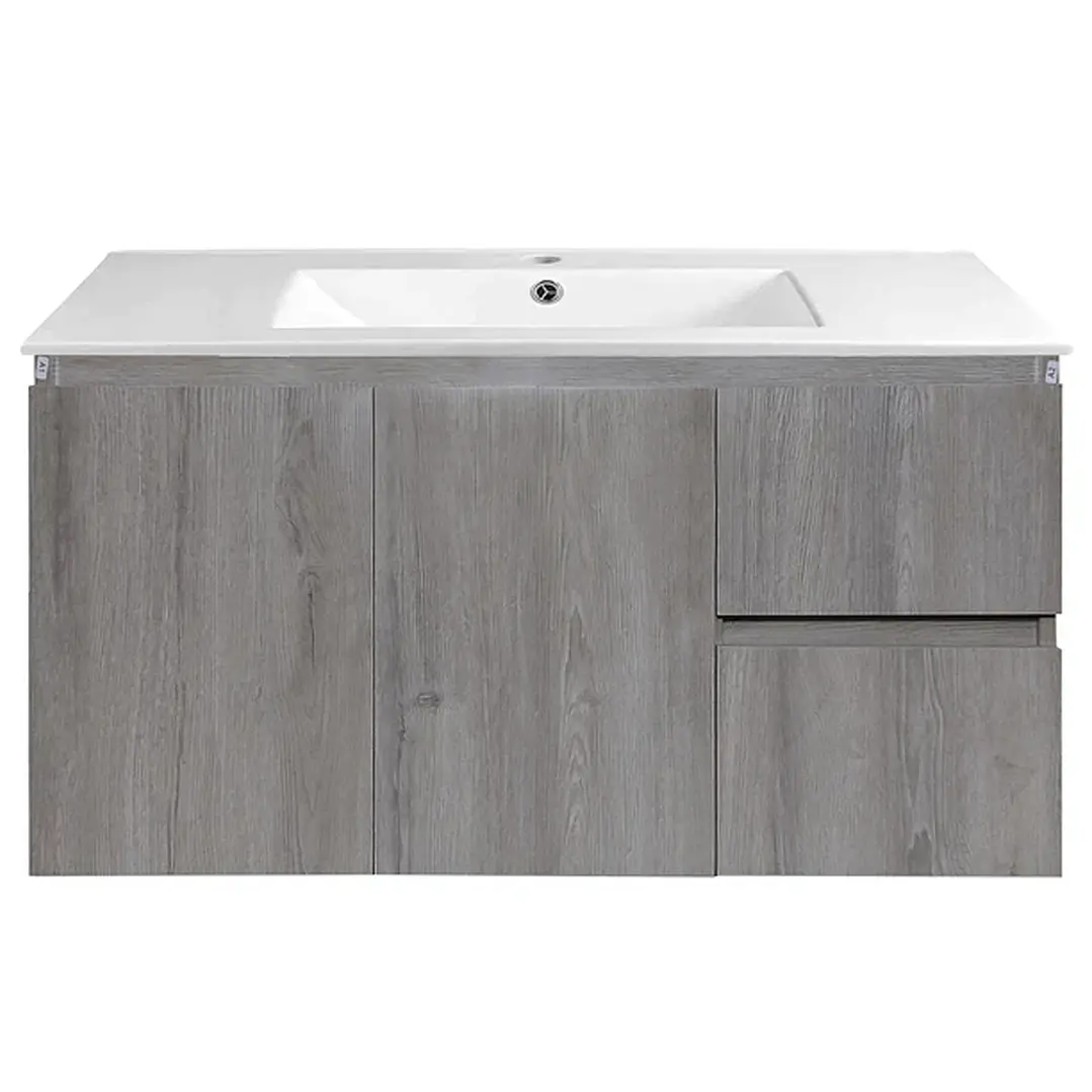 Mueble Vanitorio + Cubierta de Loza a Muro Venecia BMCA-100 (100x48x36cm) 1