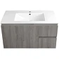 Mueble Vanitorio + Cubierta de Loza a Muro Venecia BMCA-100 (100x48x36cm) - Miniatura 2
