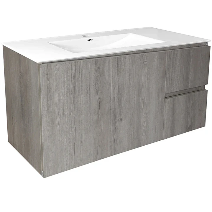 Mueble Vanitorio + Cubierta de Loza a Muro Venecia BMCA-100 (100x48x36cm) 5