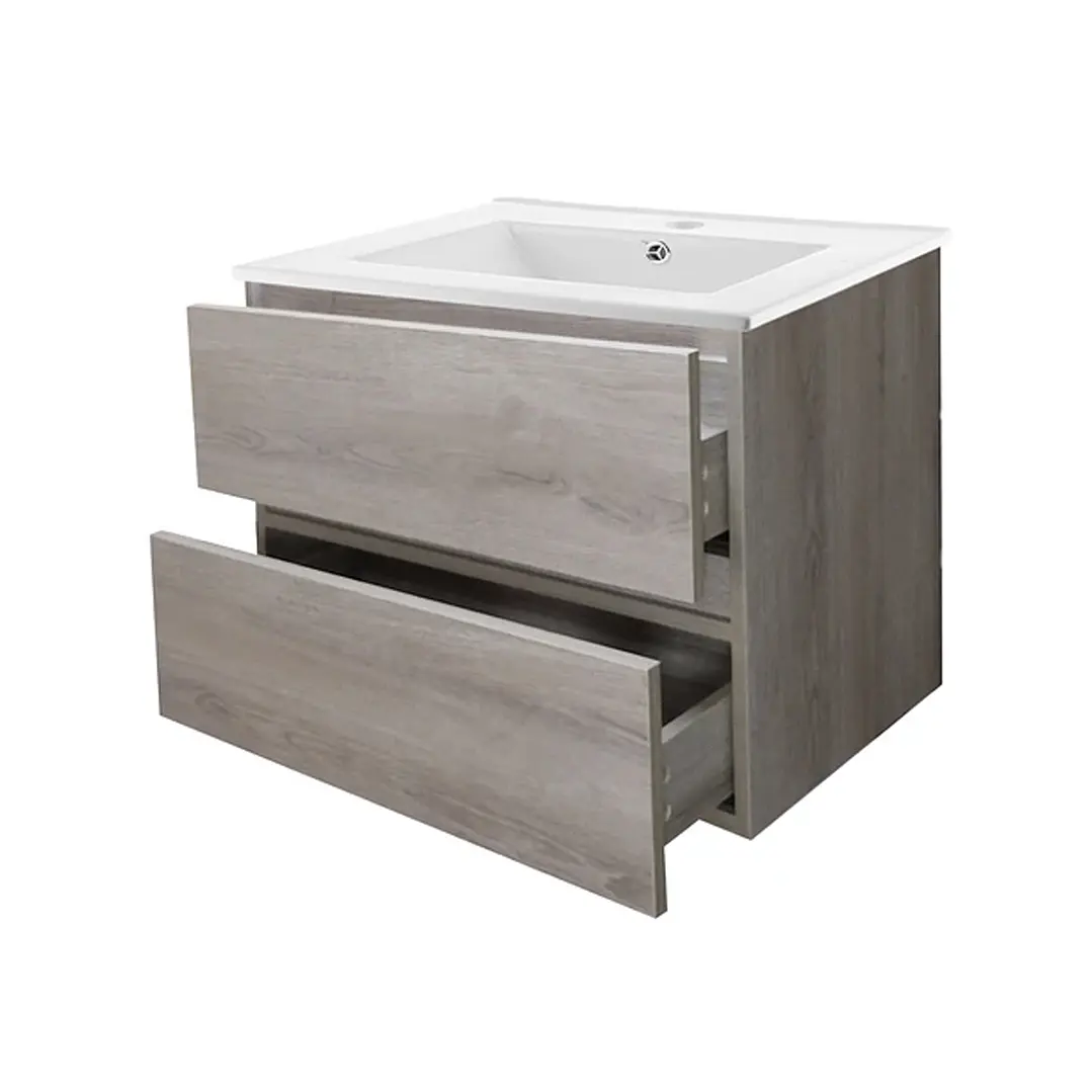 Mueble Vanitorio + Cubierta de Loza a Muro Venecia BMCA-70 (70x48x36cm) 4