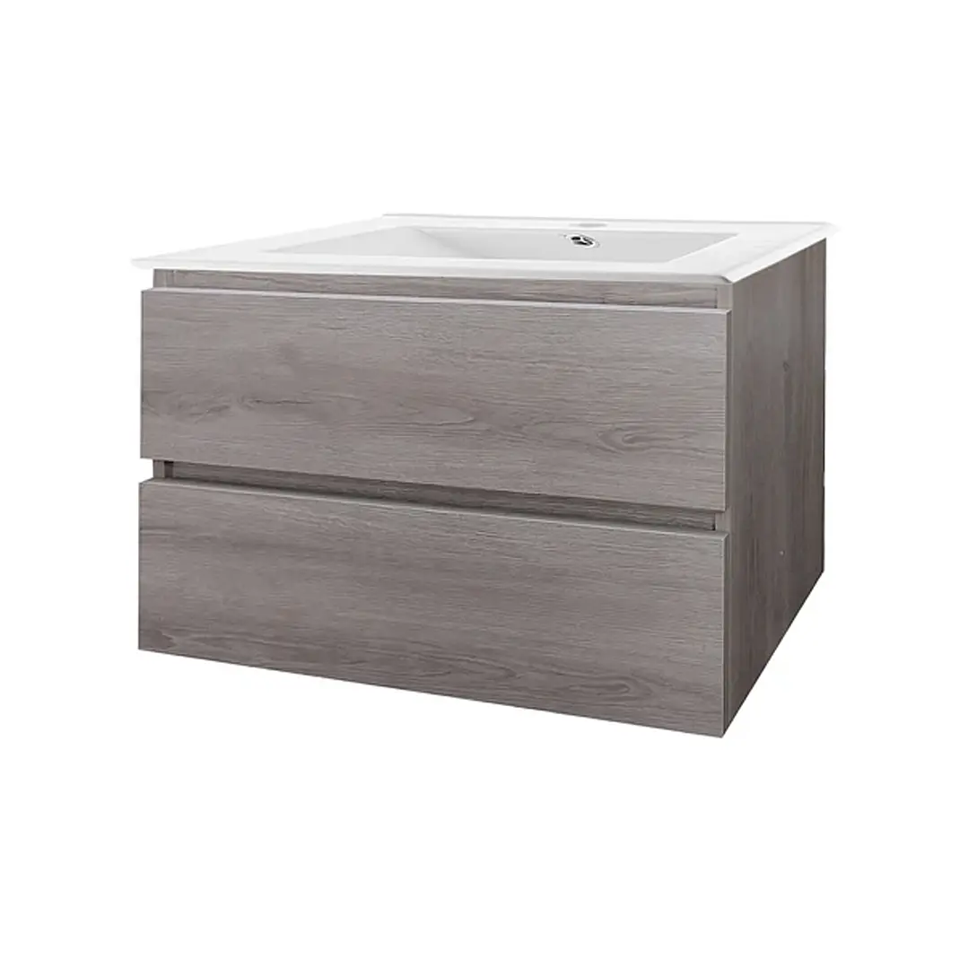 Mueble Vanitorio + Cubierta de Loza a Muro Venecia BMCA-70 (70x48x36cm) 5