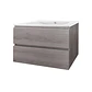 Mueble Vanitorio + Cubierta de Loza a Muro Venecia BMCA-70 (70x48x36cm) - Miniatura 5