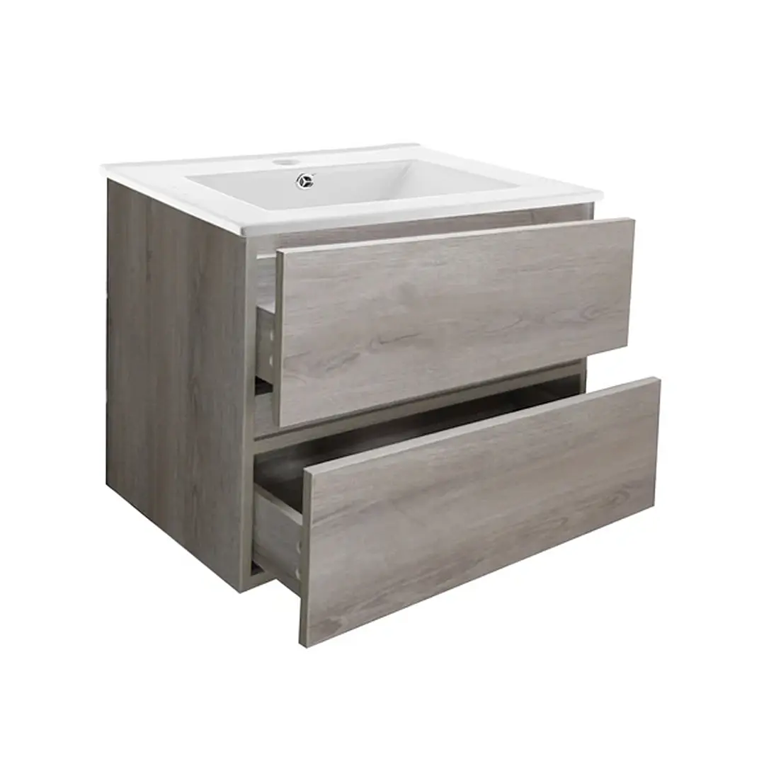 Mueble Vanitorio + Cubierta de Loza a Muro Venecia BMCA-70 (70x48x36cm) 6