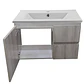 Mueble Vanitorio + Cubierta de Loza a Muro Venecia BMCA-80 (80x48x36cm) - Miniatura 4