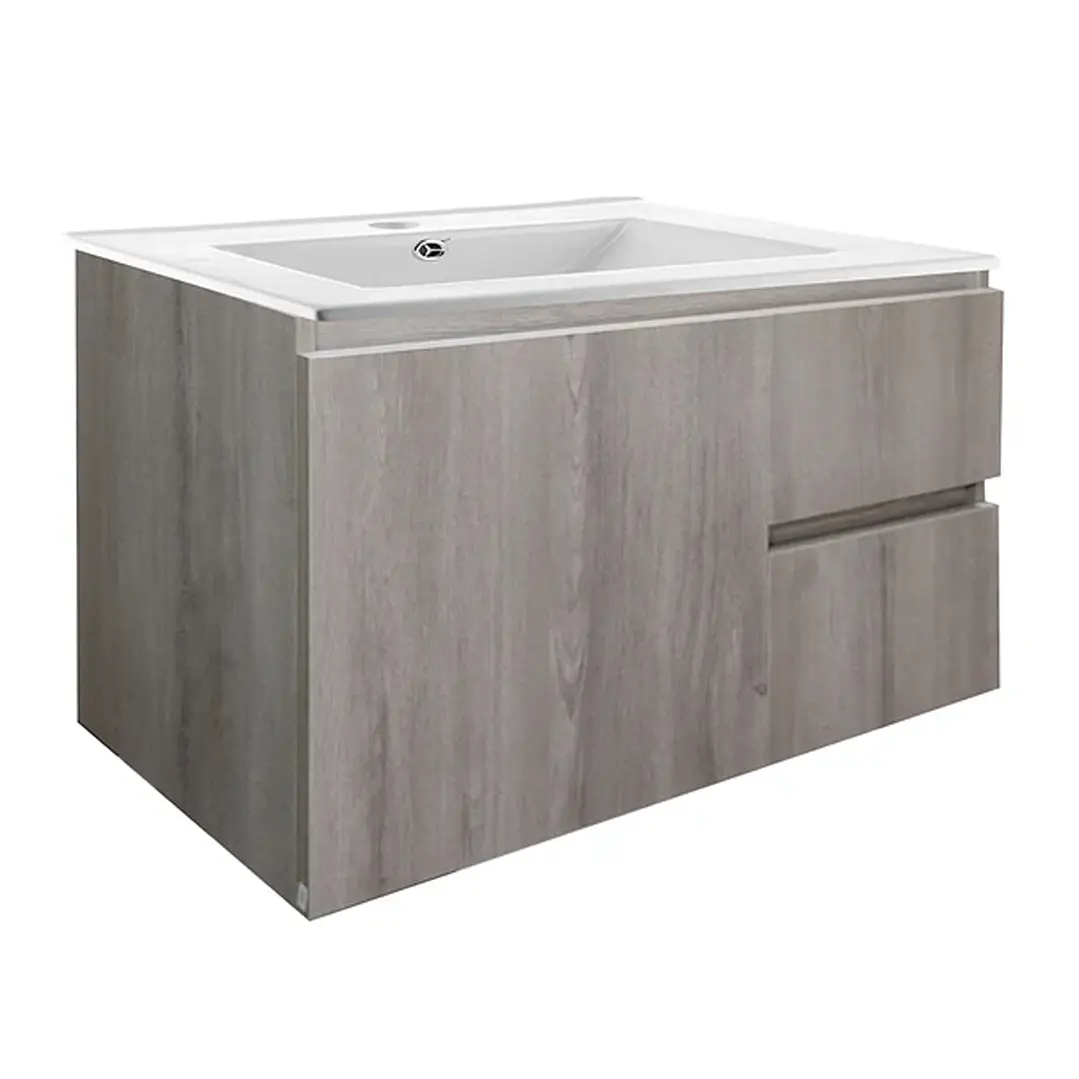 Mueble Vanitorio + Cubierta de Loza a Muro Venecia BMCA-80 (80x48x36cm) 5