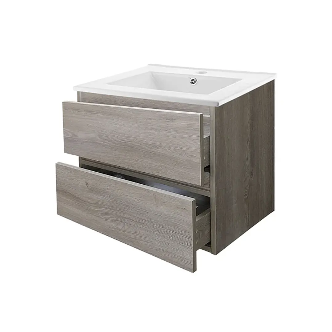 Mueble Vanitorio + Cubierta de Loza a Muro Venecia BMCA-60 (60x48x36cm) 5
